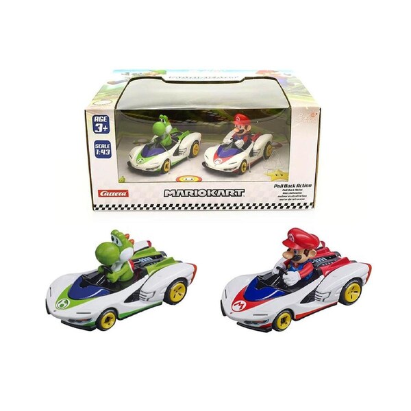 Carrera Licensed 1:43 Scale P&S Mario Kart Twin Pack P Wings Model Toy