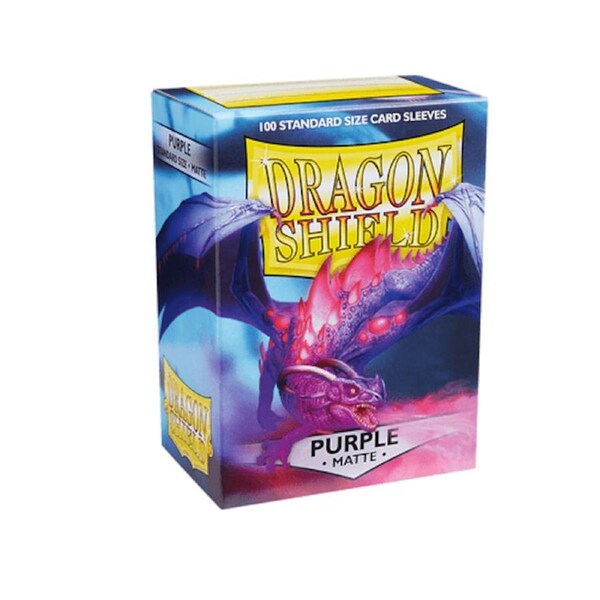 Dragon Shield - Standard Matte Purple Sleeves 100 pack