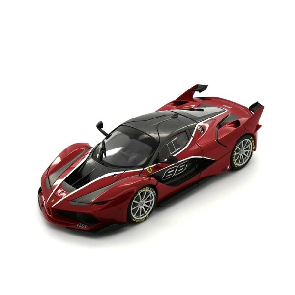 Bburago Licensed 1:18 Scale Ferrari Signature Series FXX-K #88 Diecast Model Car Red