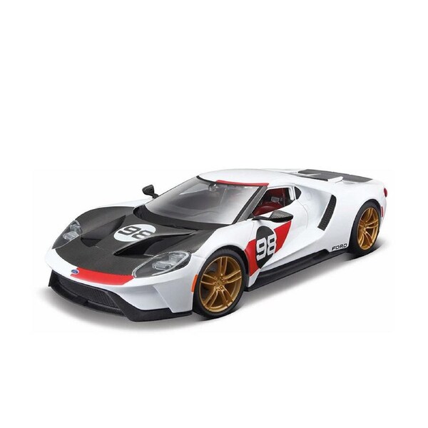 Maisto Licensed 1:18 Scale Ford GT Heritage Series #98 2021 Diecast Model Car