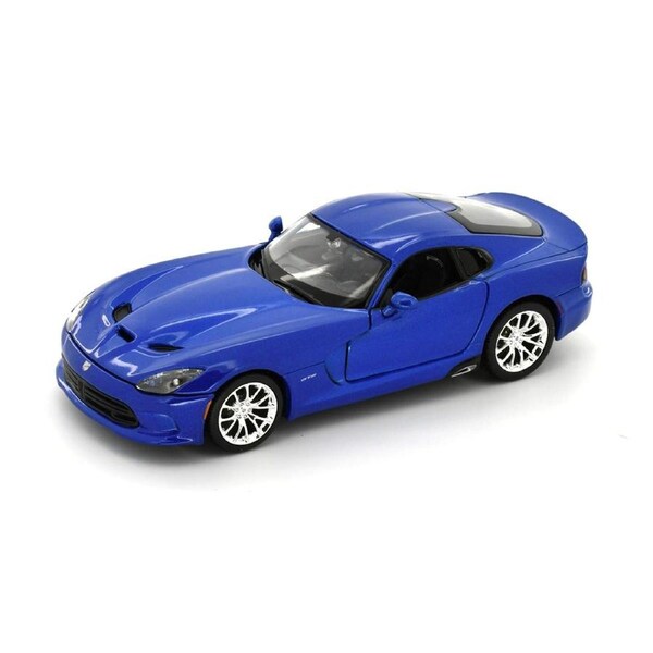 Maisto Licensed 1:24 Scale Assembly Line Dodge Viper GTS 2013 Diecast Model Car Blue