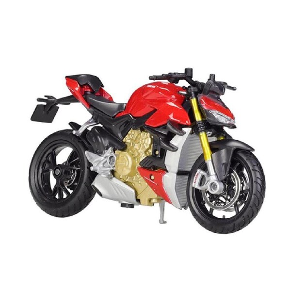 Maisto Licensed 1:18 Scale Ducati Super Naked V4 S 2 Wheelers Road Bike Diecast Model Toy