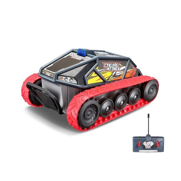 Maisto Tech Licensed 27Mhz Cyklone Attack With Rubber Treads Remote Controll Car Red