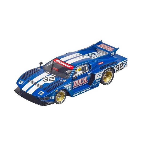 Carrera Licensed 1:32 Scale De Tomaso Pantera "No.32" Model Car Blue
