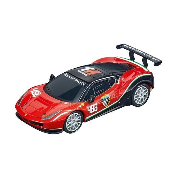 Carrera Licensed 1:43 Scale Ferrari 488 GT3 #488 AF Corse Model Car Red & Black