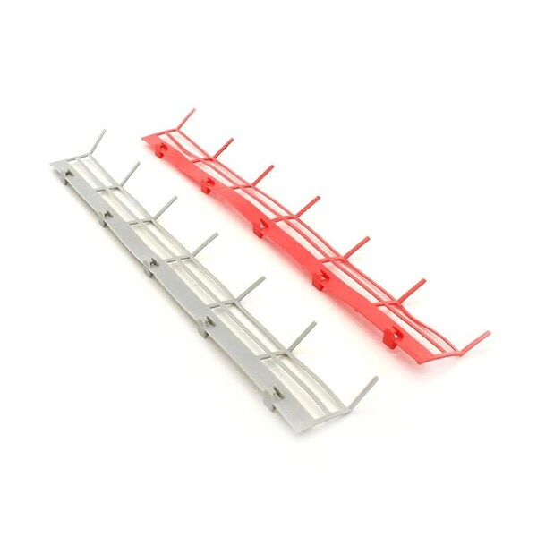 Carrera Licensed 10 Pieces Of Red Grey Guard Rail Fence Realistic Toy For Carrera GO!!! & Digital 1:43 Track