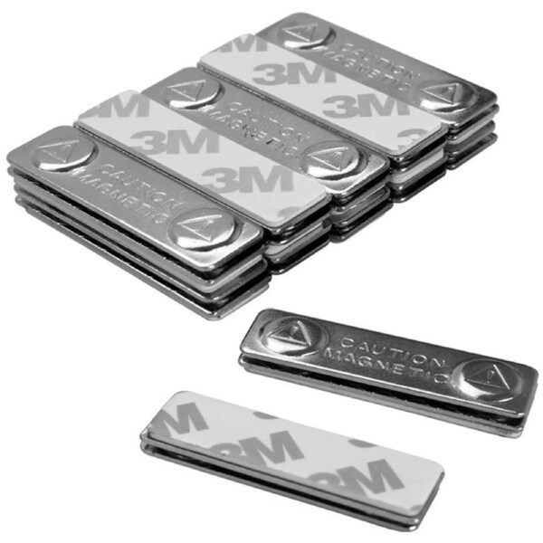 10pcs Magnetic Name Badge Tag Fastener Attachment Self Adhesive Strong Magnet