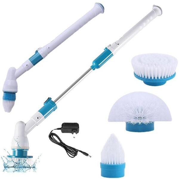Electric Spin Scrubber Turbo Scrub Cleaning Brush Cordless Chargeable