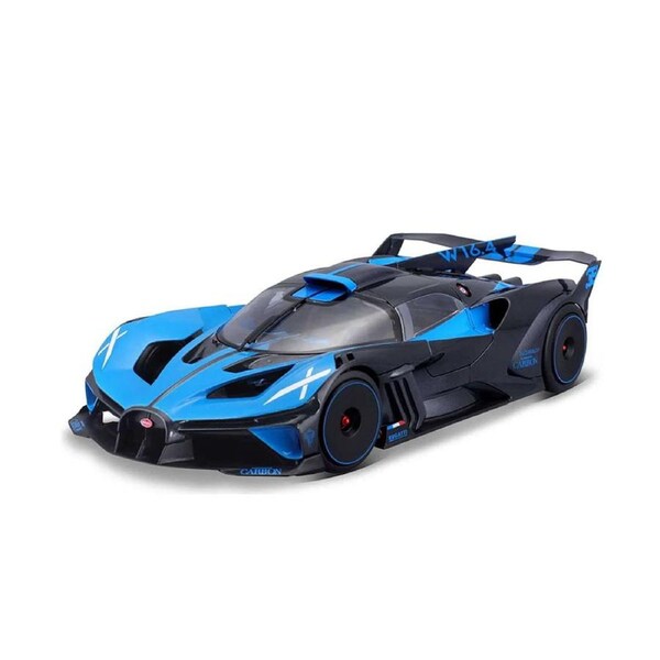 Bburago Licensed 1:18 Scale Bugatti Bolide 2022 Diecast Model Car Blue & Black