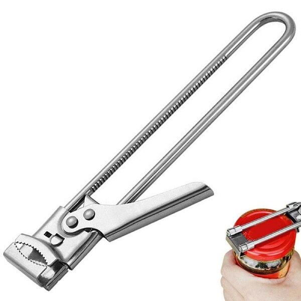 Multifunctional Stainless Steel Jar Opener Adjustable Bottle Lid Beer