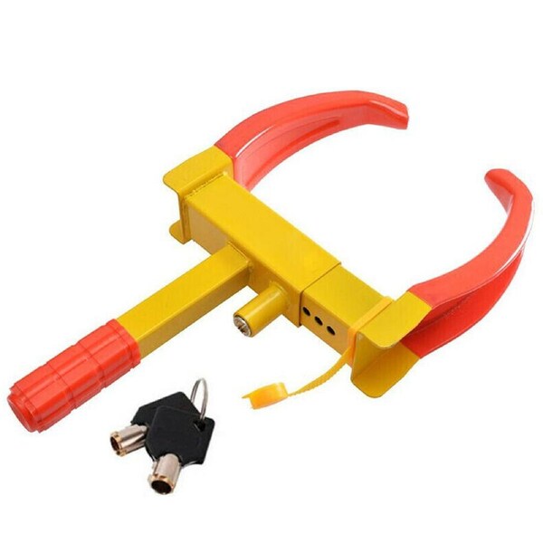 Heavy Duty Wheel Clamp Lock Vehicle Caravan Car Security Anti-theft 2keys