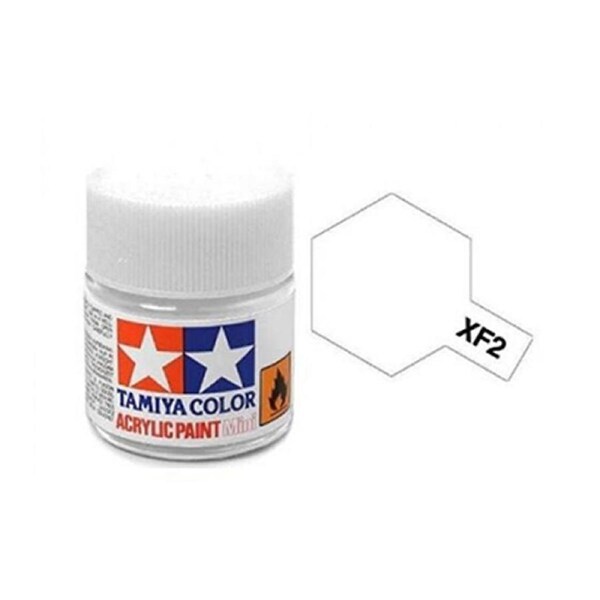 Tamiya 10ml Acrylic Paint Mini XF-2 Flat White 81702