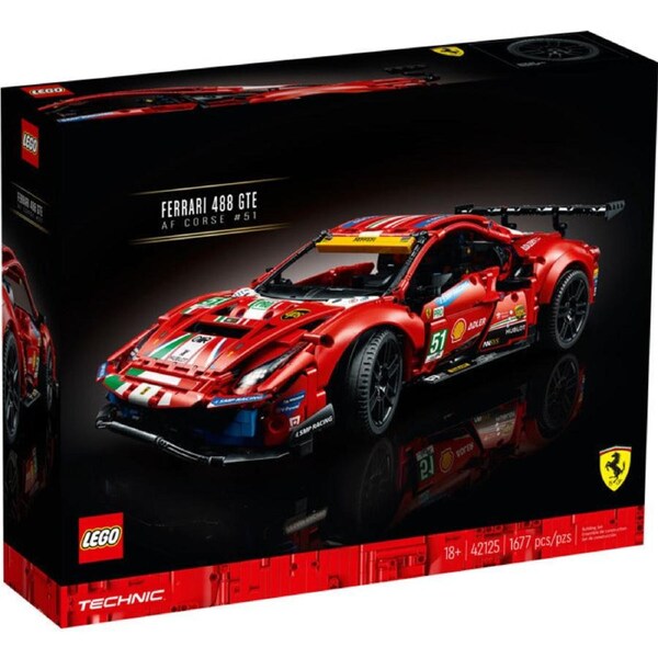 LEGO 42125 - NEW Technic Ferrari 488 GTE 'AF Corse #51'