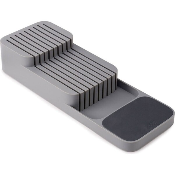 Joseph Joseph DrawerStore Compact 2 Tier Kitchen Knife Organiser Storage Grey