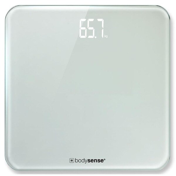 Bodysense Weight Only Bathroom Scales with 180kg Capacity in White