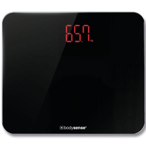 Bodysense Wide Platform Weight Only Bathroom Scales with 200kg Capacity