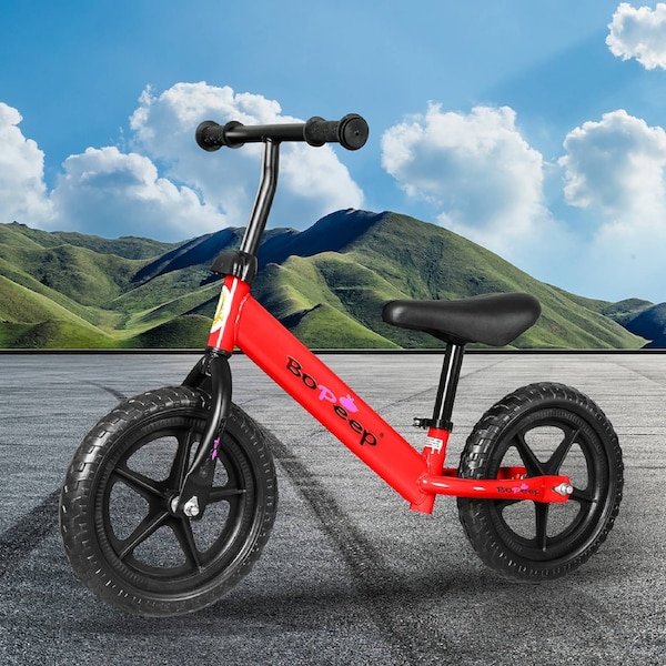 BoPeep Balance Bike Carbon Steel Lightweight – Red