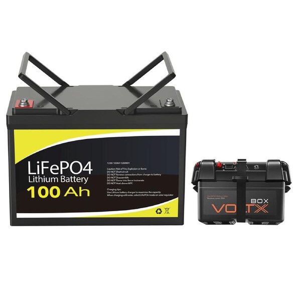 1280Wh 12V Lithium Battery + Battery Box