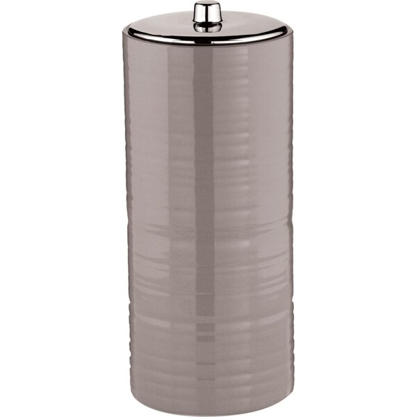 Butlers Hush Ceramic Bathroom Toilet Paper Roll Canister Holder Mushroom 15x37cm