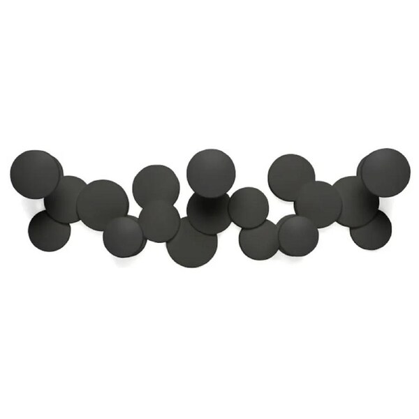 Umbra Bubble Wall Hanging Mountable Home Utility Clothing Hook Black 48x15x7cm