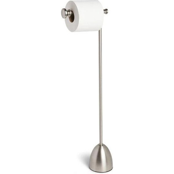 Umbra Eclipse Toilet Paper Stand Home/Kitchen Storage Nickel 18.4x10.2x66cm