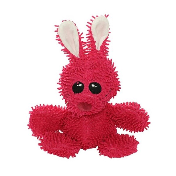 Tuffy Mighty Microfibre Ball Rabbit Plush Dog Squeaker Toy Medium