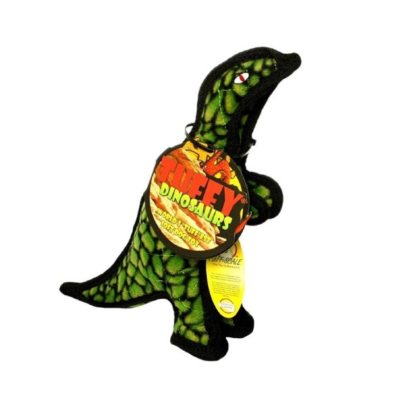 Tuffy Dinosaurs Jr T-Rex Interactive Play Pet Dog Squeaker Toy