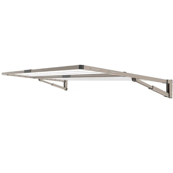 Hills Everyday Folding Frame 2.2m x 1.2m Double 11 Line Clothesline in Autumn Stone