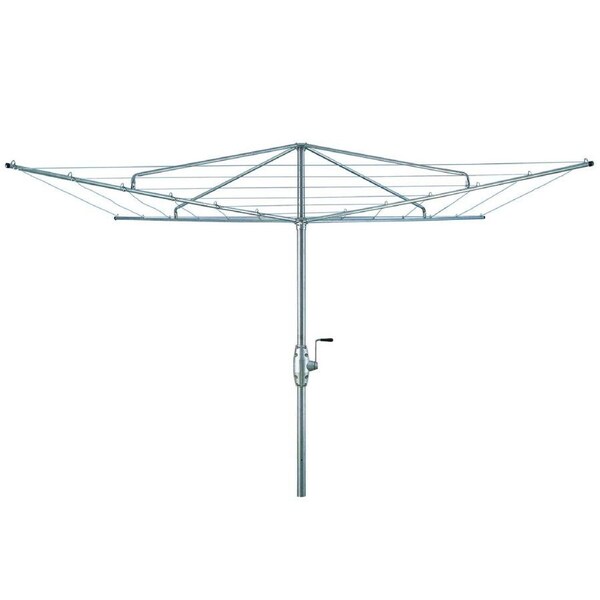 Hills Heritage Rotary Hoist 6 Line Galvanised Clothesline 40m Line Space 4.0m Head