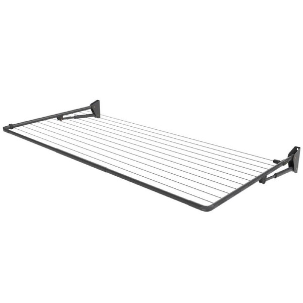 Hills Folding Frame 2.4m Wide Single Clothesline in Monument