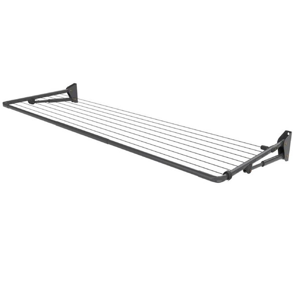 Hills Folding Frame 2.4m Wide Compact Clothesline in Monument