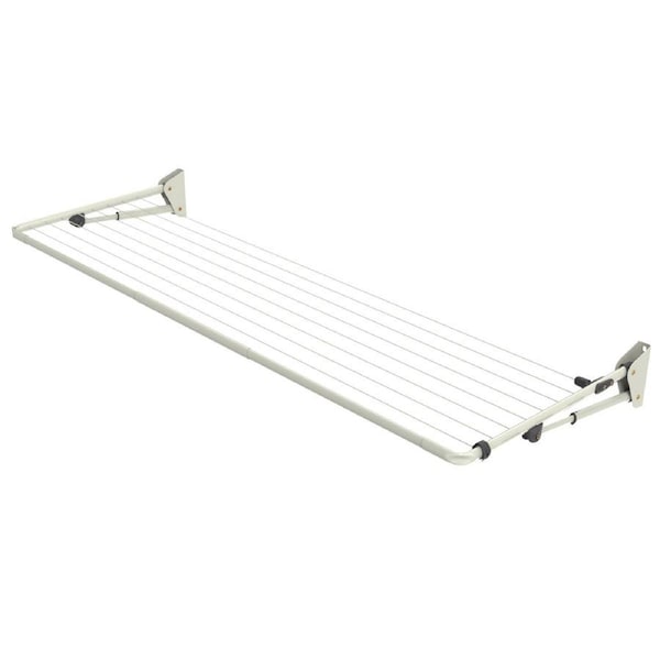 Hills Folding Frame 2.4m Wide Compact Clothesline in Surfmist