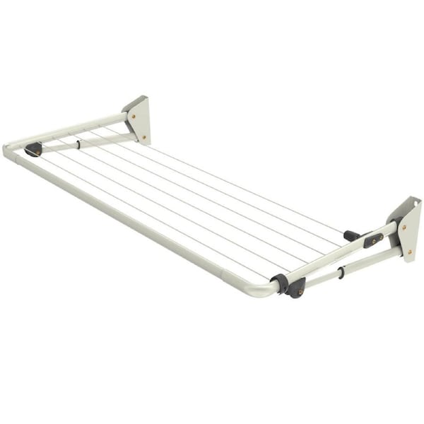 Hills Folding Frame 1.4m Wide Mini Clothesline in Surfmist