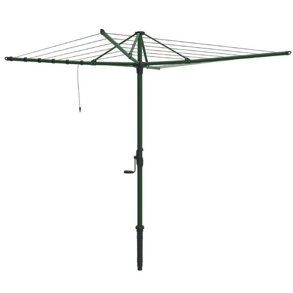 Hills Hoist 6 Line Rotary Clothesline in Cottage Green 38m Line Space 3.2m Head