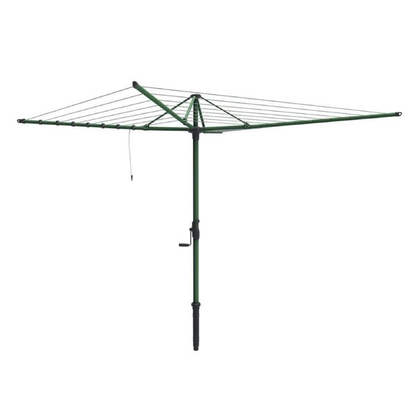 Hills Hoist 8 Line Rotary Clothesline in Cottage Green 58m Line Space 4.0m Head