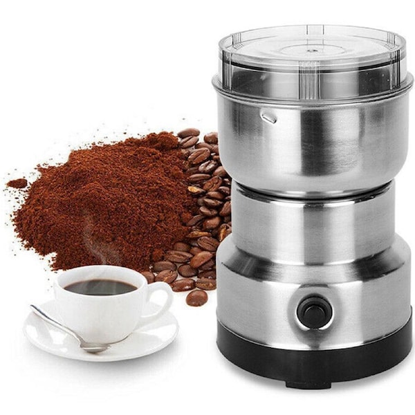 Electric Coffee Grinder Grinding Milling Bean Nut Spice Matte Blender 220V
