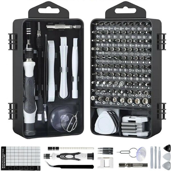 122 IN 1 Screwdriver Set Computer PC Phone Watch Repair Tool Kit