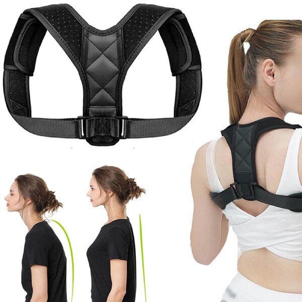 Posture Clavicle Support Corrector Back Straight Shoulders Brace Strap Correct