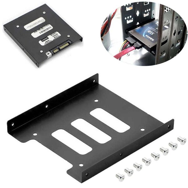 2.5 Inch To 3.5 Inch SSD HDD Adapter Rack Hard Drive SSD Mounting Bracket