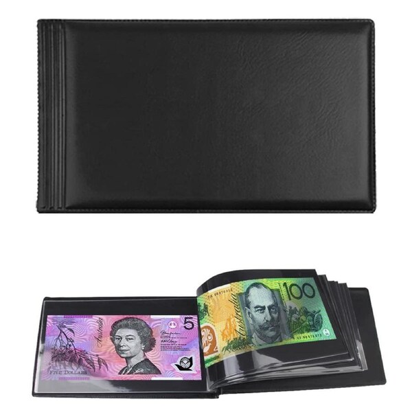 Banknotes Album Stock Collection Storage Currency Holder Pocket Paper Money