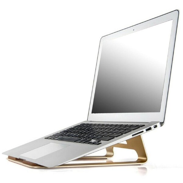 TODO Universal 11" - 15" Macbook Laptop Stand Aluminum Alloy Ergonomic Gold