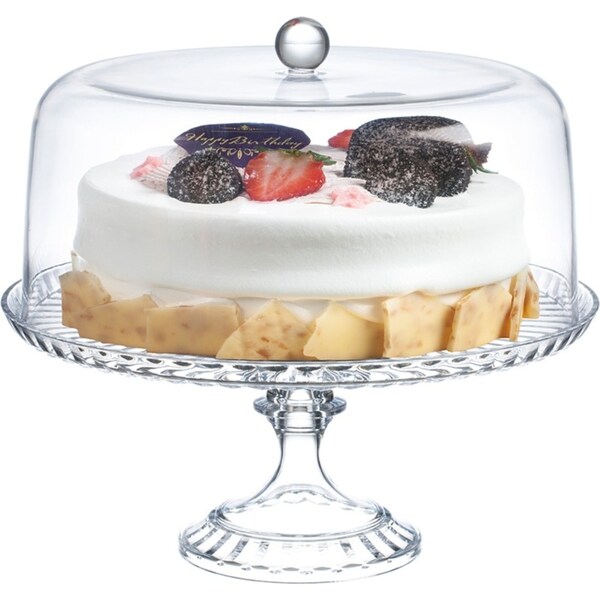 Pizzazz Footed Cake Dome Set 28cm