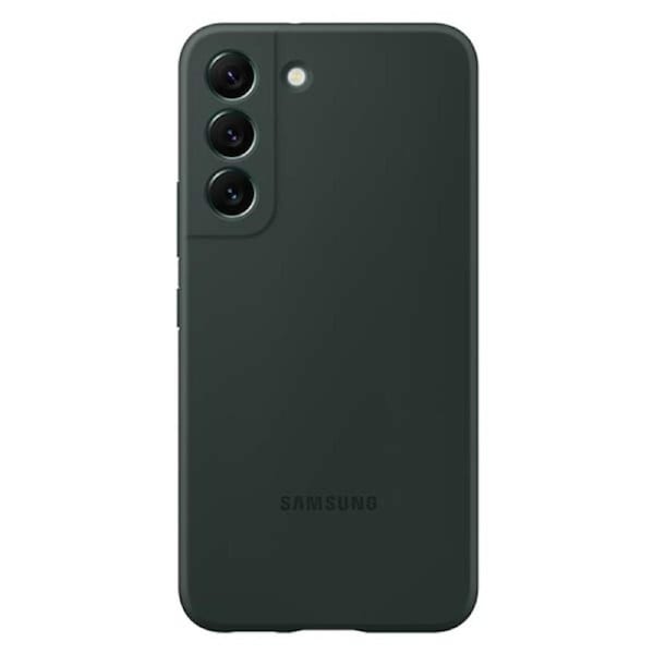 Samsung Silicone Cover (Suits Galaxy S22+) - Forest Green