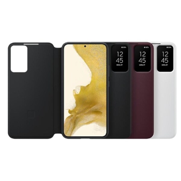 Samsung Smart Clear View Cover (Suits Galaxy S22+) - Black