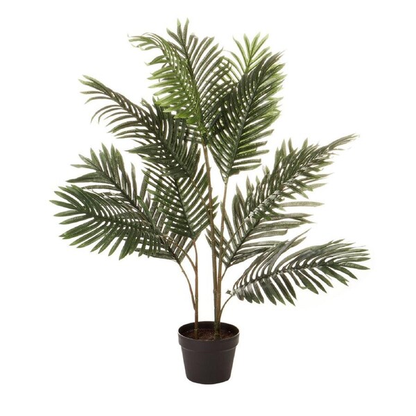Cooper & Co. Artificial Decorative 90cm Areca Large Leafed Palm Tree Green