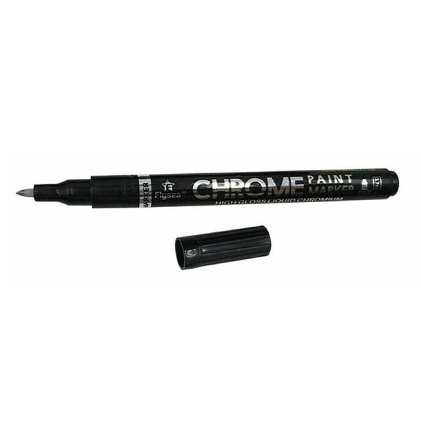 Nib Liquid Chrome Silver Pump Marker Paint Pen Gloss Mirror Effect - 3.0mm