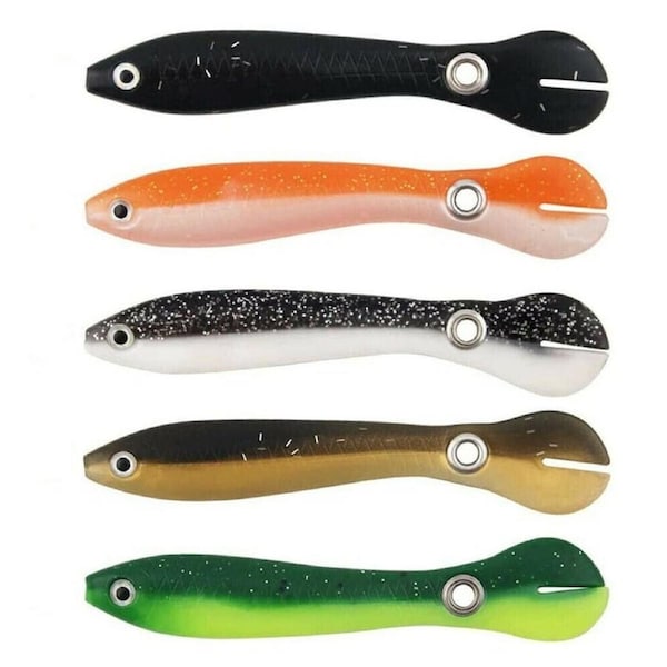 10pcs Fishing Lures Fake Bait Soft Bionic Fishing Lure Saltwater & Freshwater