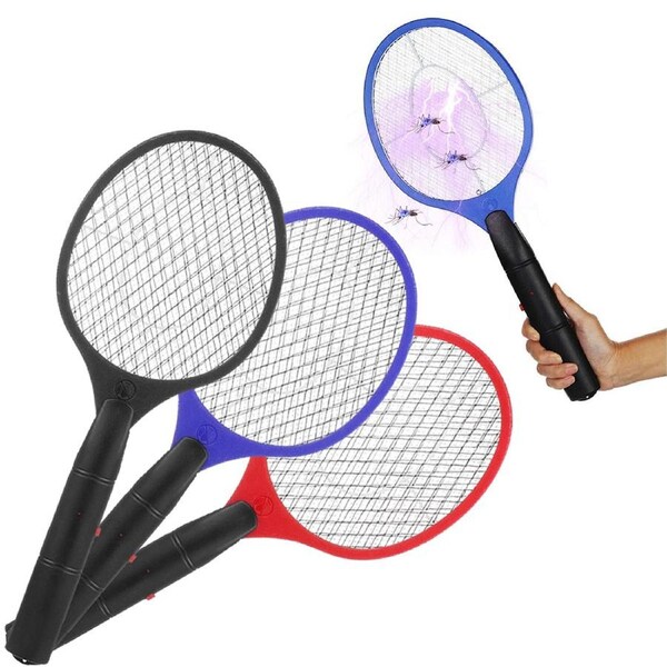 2pcs Bug Electric Swatter Racket Mosquito Fly Swatter Insect Killer Handheld