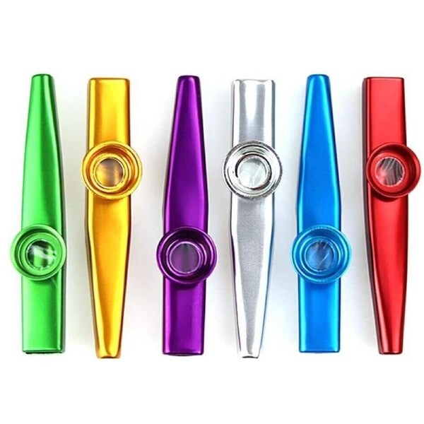 Musical Instrument Guitar Partner Flute Diaphragm Mouth Harmonica Kazoo Assorted