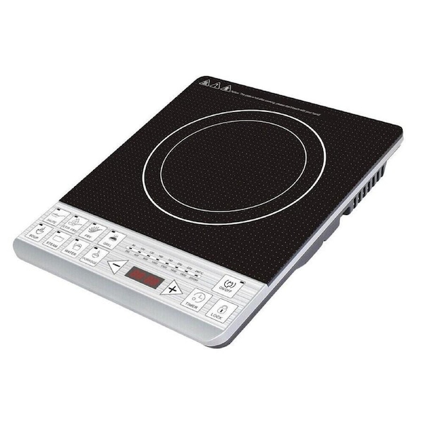 Healthy Choice 2000W Electric Portable Induction Cooktop Cooker LED Display BLK